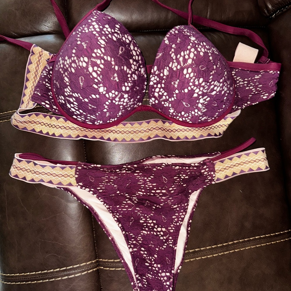 Two piece swim suit